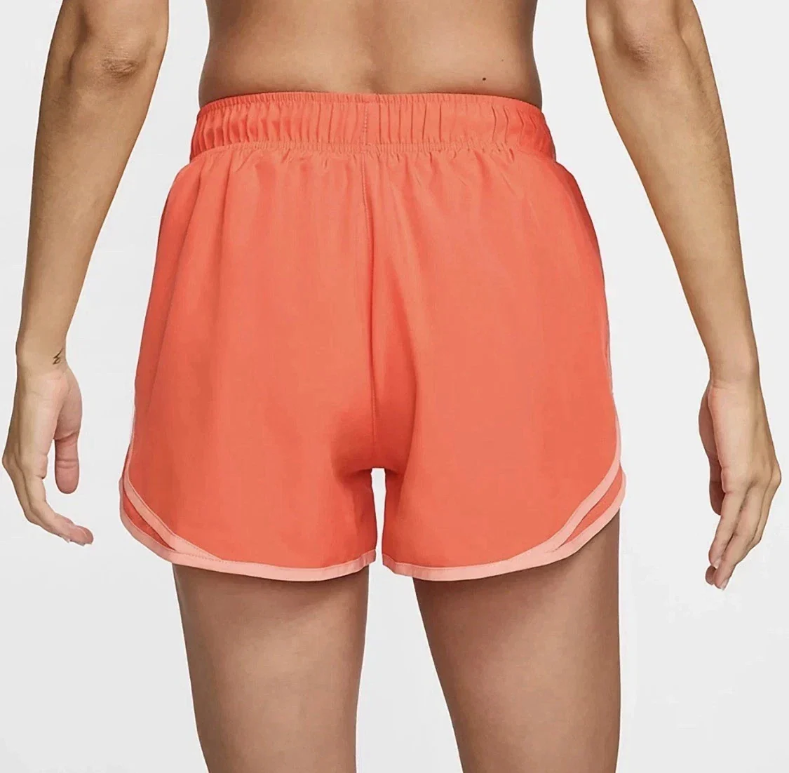 Nike Tempo Shorts Women Turf Orange Dri-FIT Mid Rise Running Athletic DSGL622 - Image 5