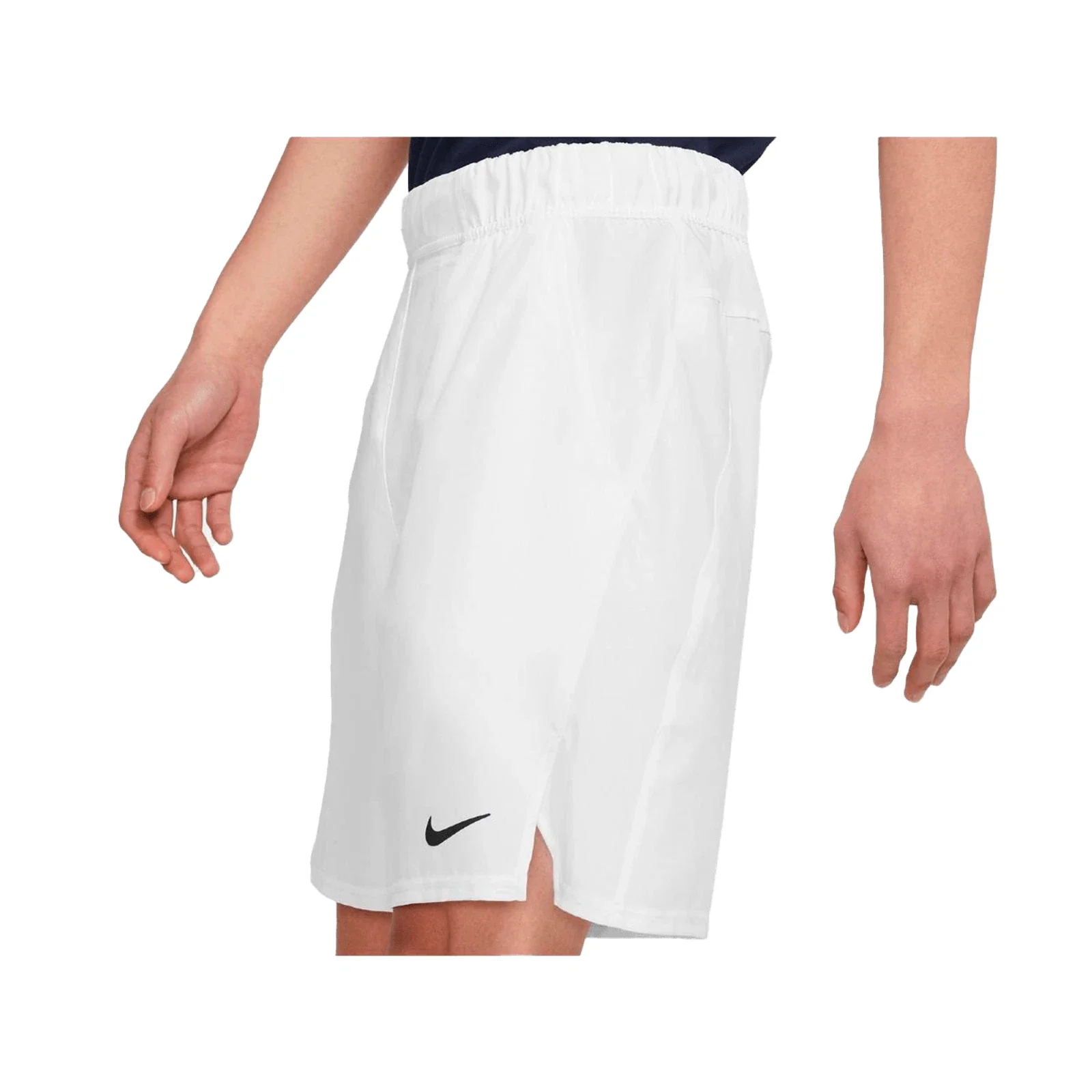 Nike Victory Tennis Shorts Mens White Stretch Dri-FIT Elastic Waist DSGL1093 - Image 3
