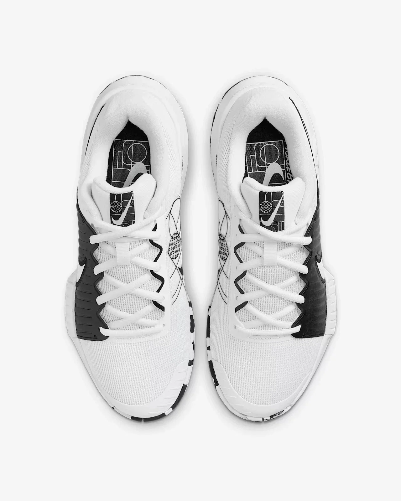 Nike Zoom Challenge FQ4155-100 Sneakers Women's White Pickleball Shoes SHOP328 - Image 4