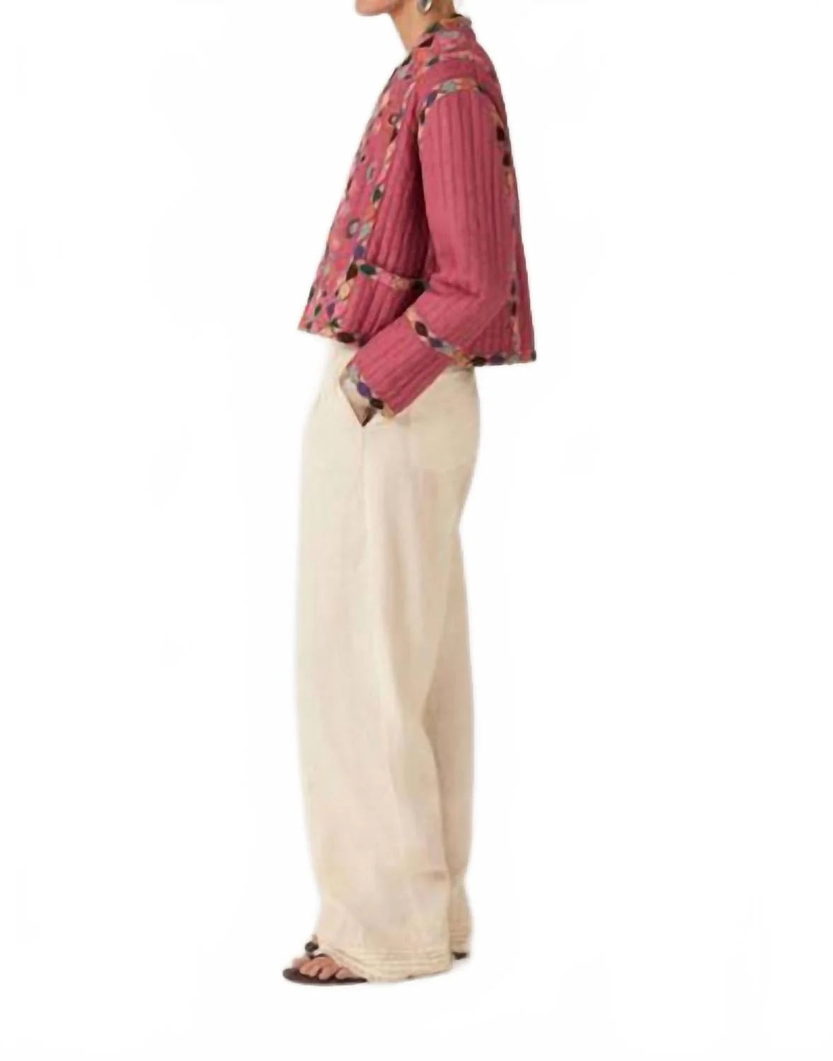 Nisha Jacket In Pushkar Pink City - Image 2