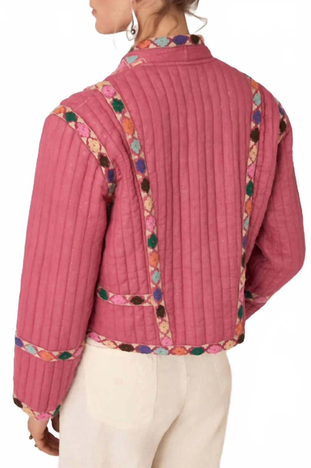 Nisha Jacket In Pushkar Pink City - Image 3
