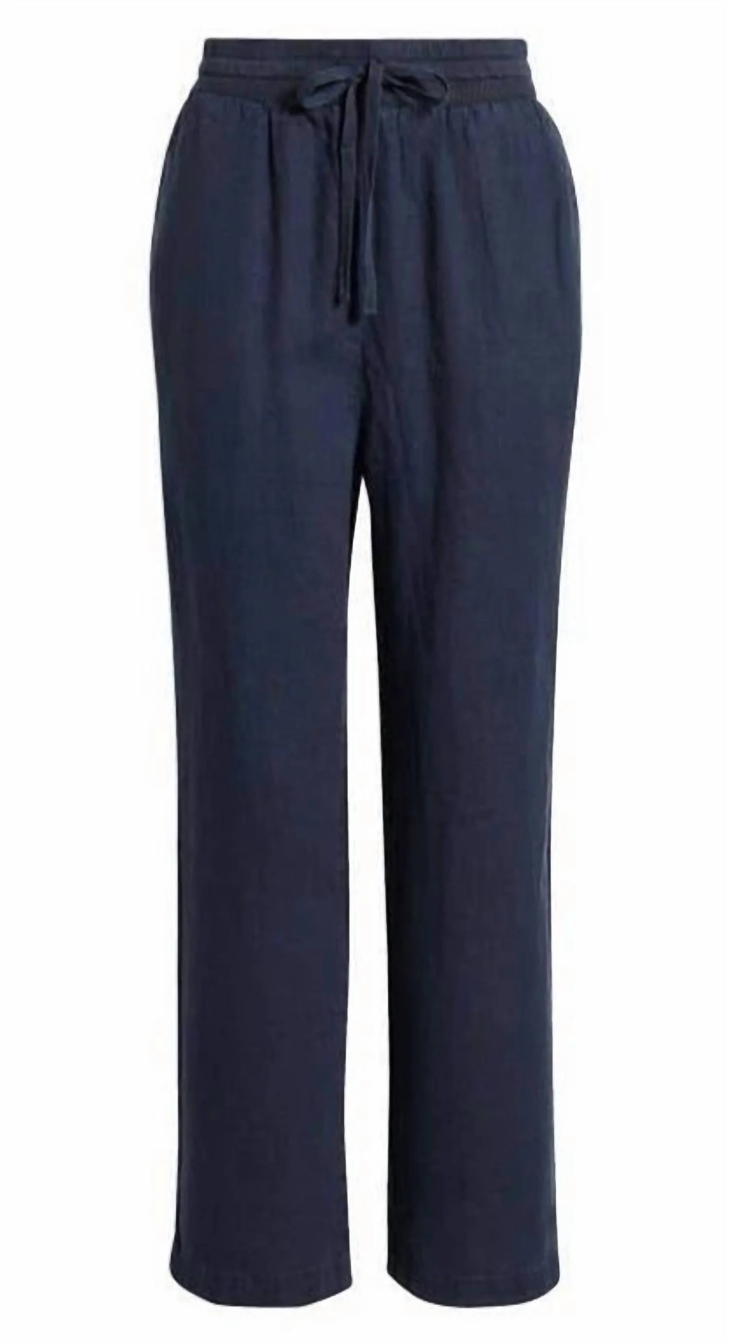 Nolan Linen Drawstring Pants In Nocturnal - Image 4