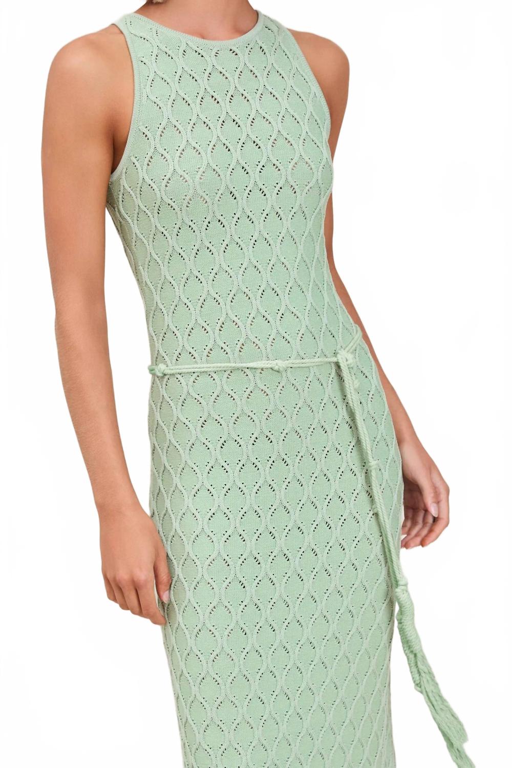 Nova Maxi Dress In Spearmint - Image 2