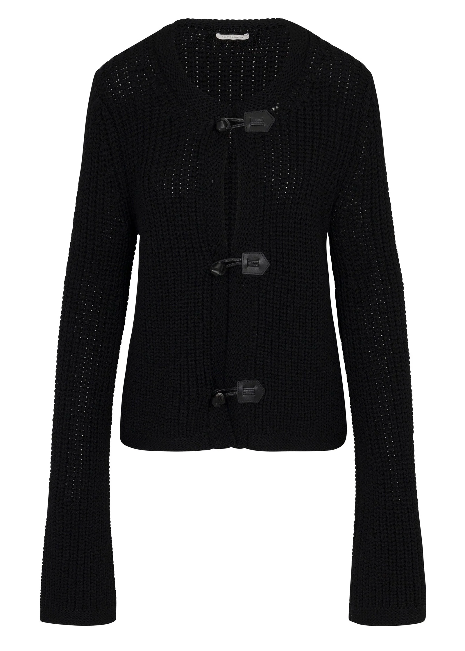 Novelty Wool Toggle Cardi - Image 6