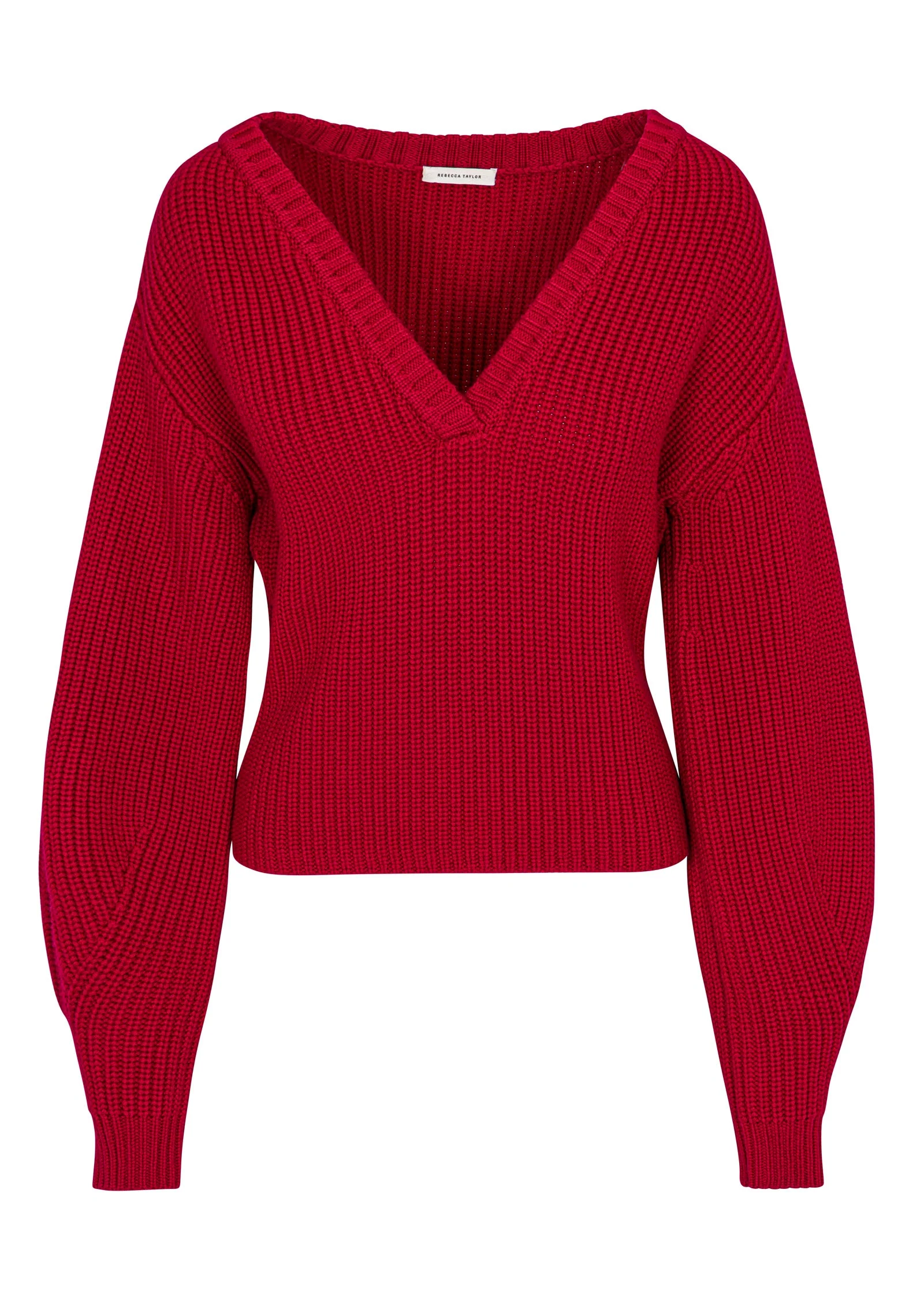 Novelty Wool Victorian Slv V Neck - Image 6