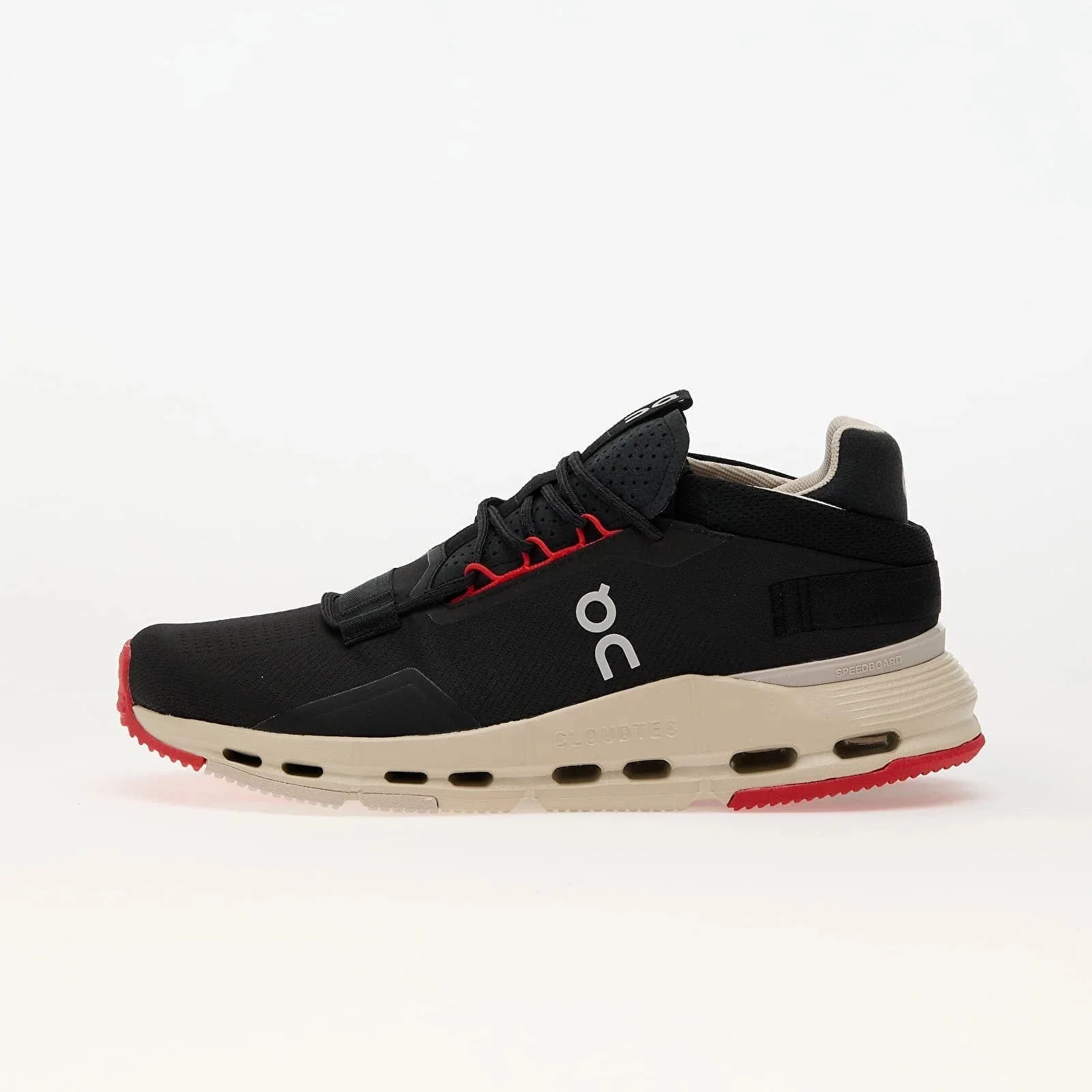 On Cloudnova 2 3ME30213185 Sneakers Men Black Red Athletic Running Shoes HTAT660 - Image 3