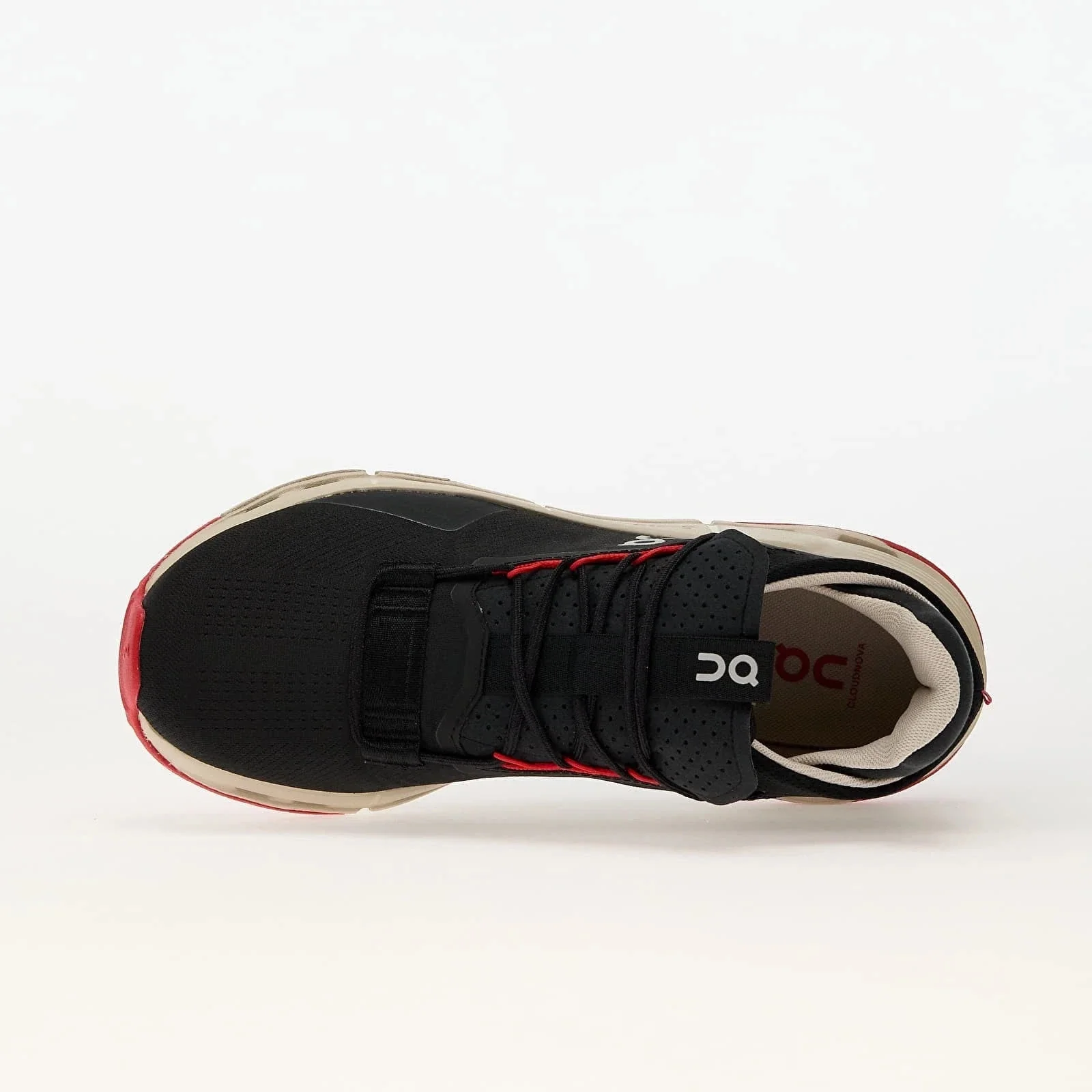 On Cloudnova 2 3ME30213185 Sneakers Men Black Red Athletic Running Shoes HTAT660 - Image 5