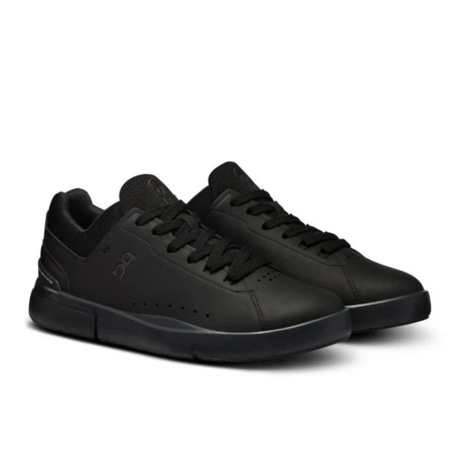On The Roger Advantage 48.98103 Sneaker Women's Black Tennis Shoes HTAT648