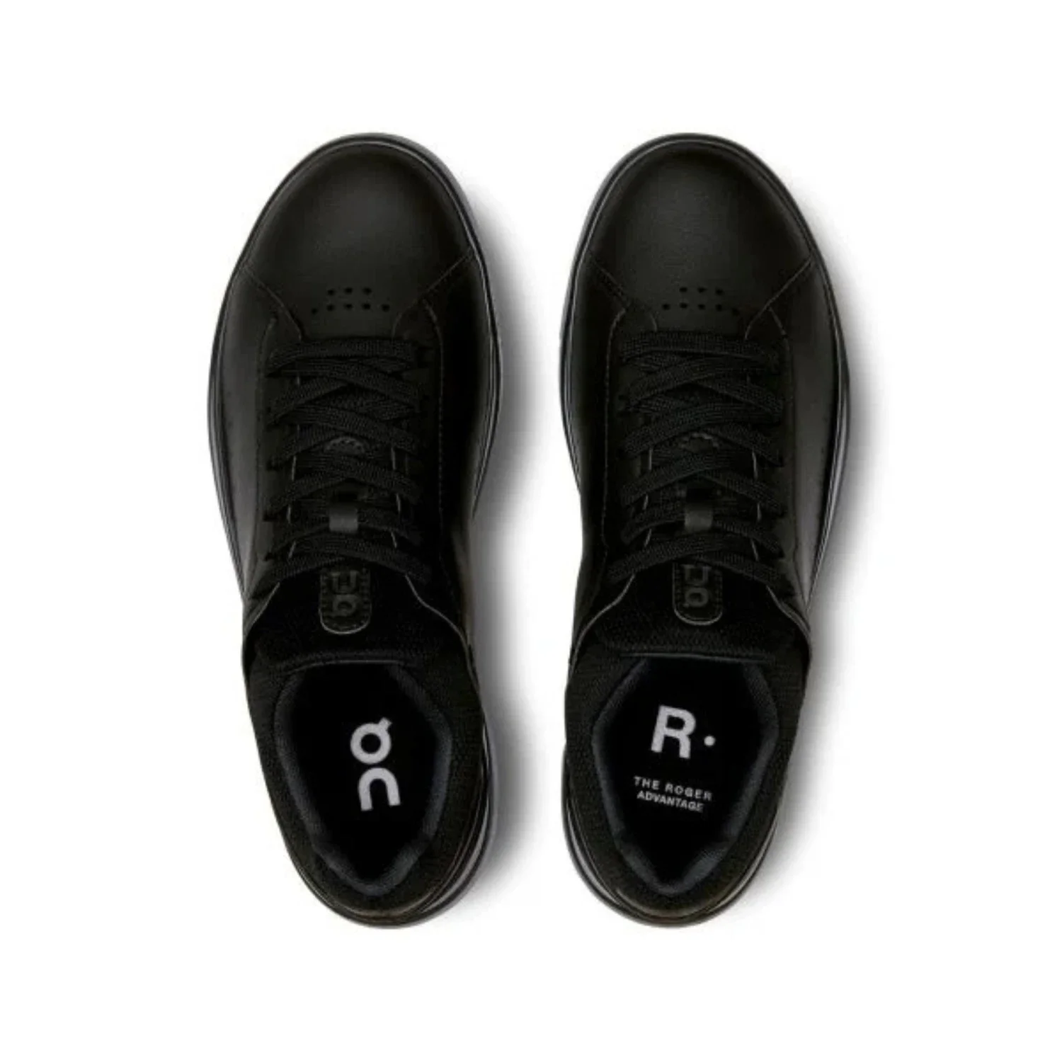On The Roger Advantage 48.98103 Sneaker Women's Black Tennis Shoes HTAT648 - Image 5