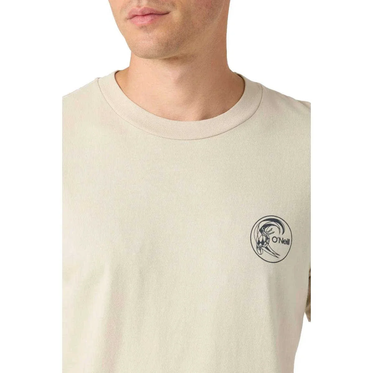 O'Neill OG Circle Surfer Tee Men Khaki Organic Cotton Short Sleeve DSGL740 - Image 4