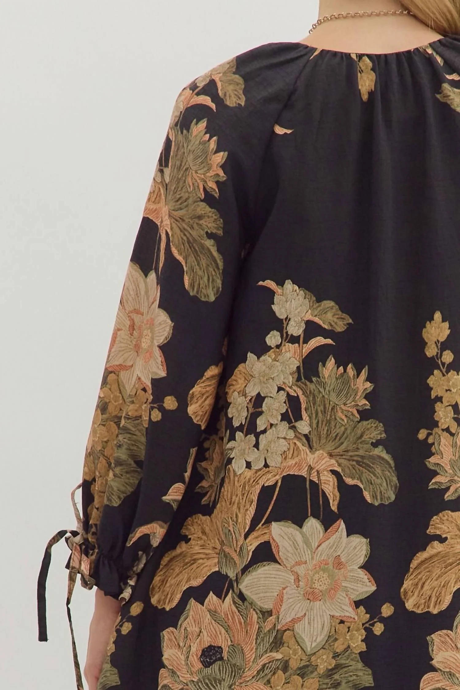 Ophelia Mini Dress In Black - Image 5