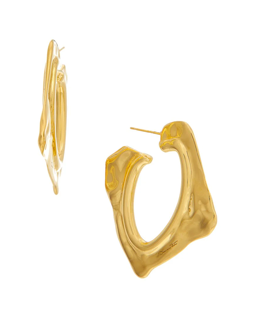 Oscar de la Renta Abstract O Small Earrings - Image 2