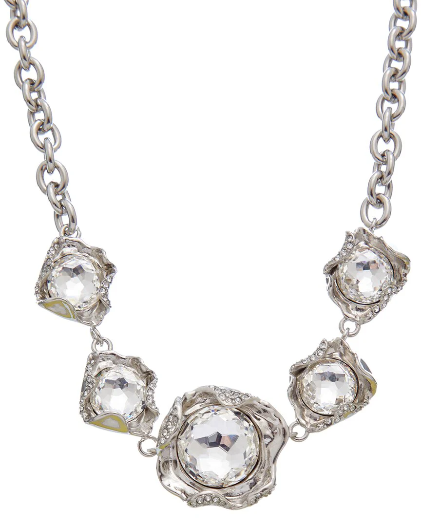 Oscar de la Renta Crystal Nest Necklace