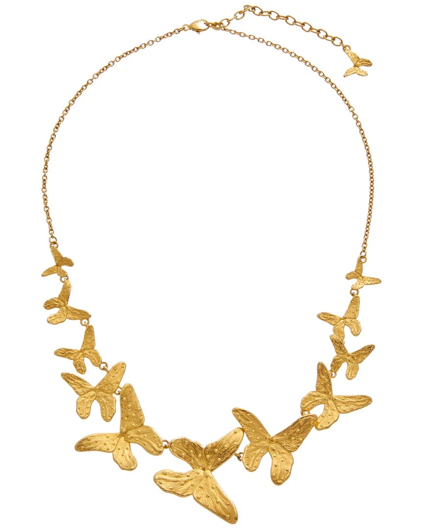 Oscar de la Renta Multi Butterfly Necklace - Image 2