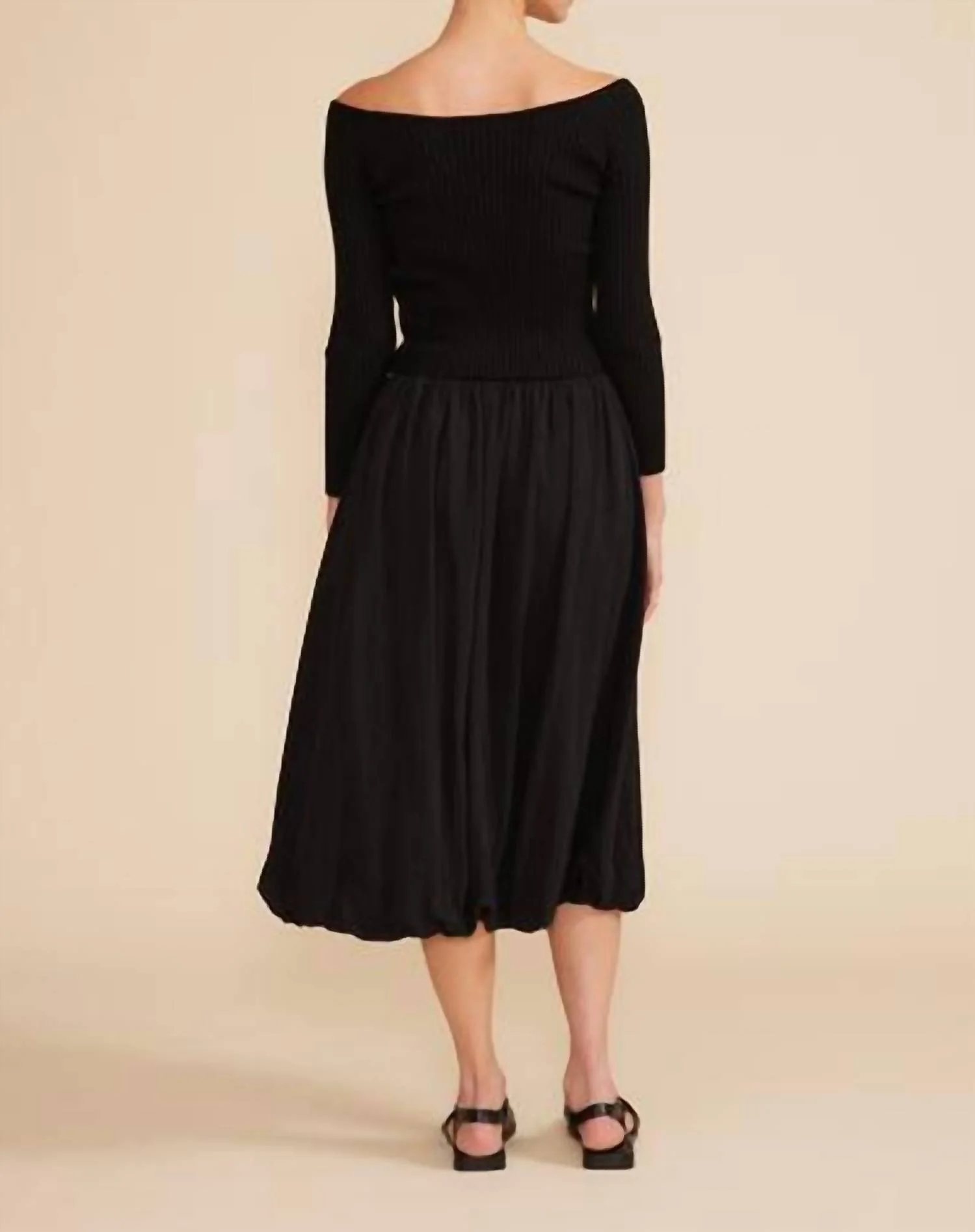 Otis Knit Top In Black - Image 2