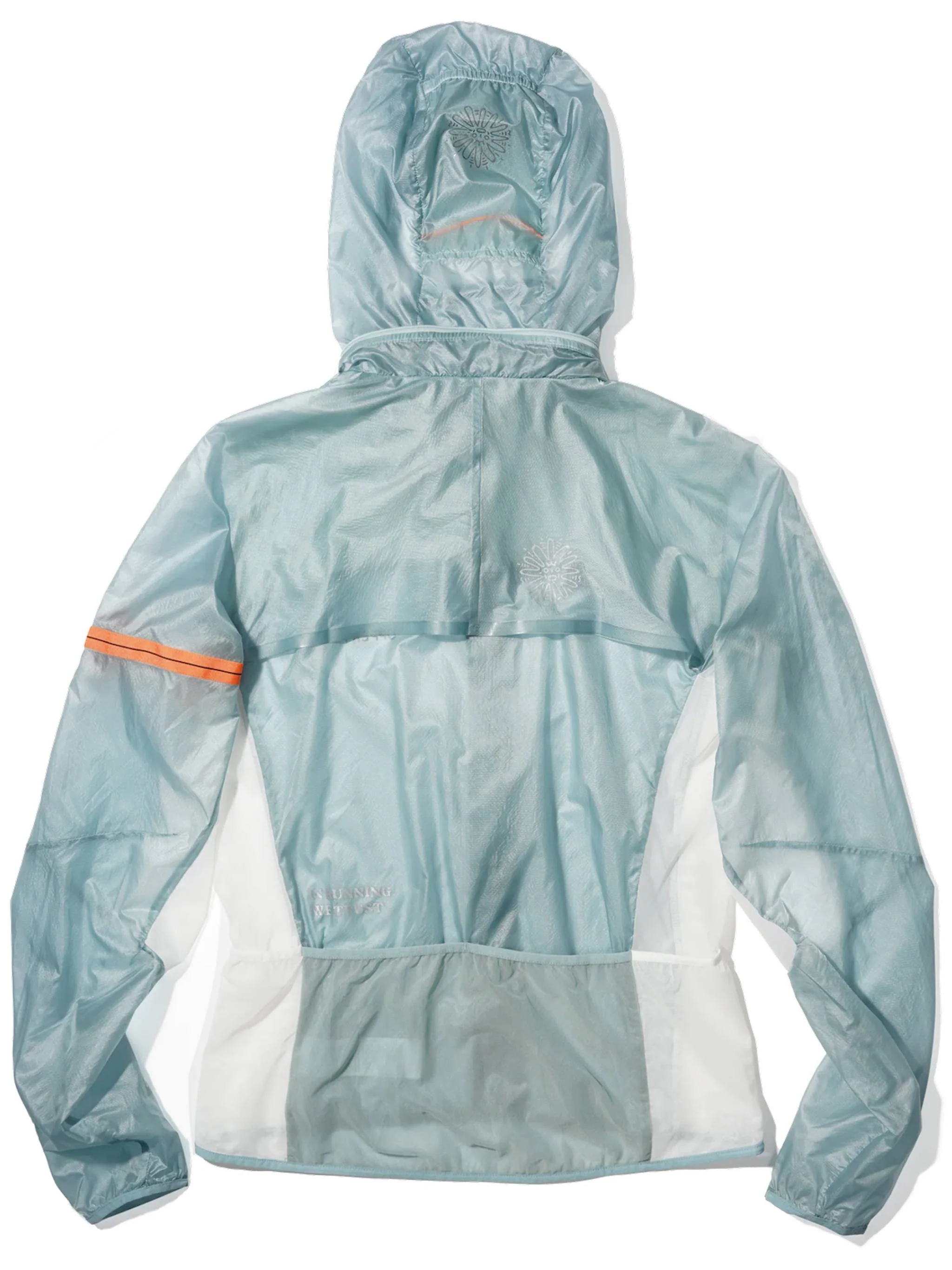 Pale Blue Aegis+ Translucent Windbreaker Jacket - Image 2