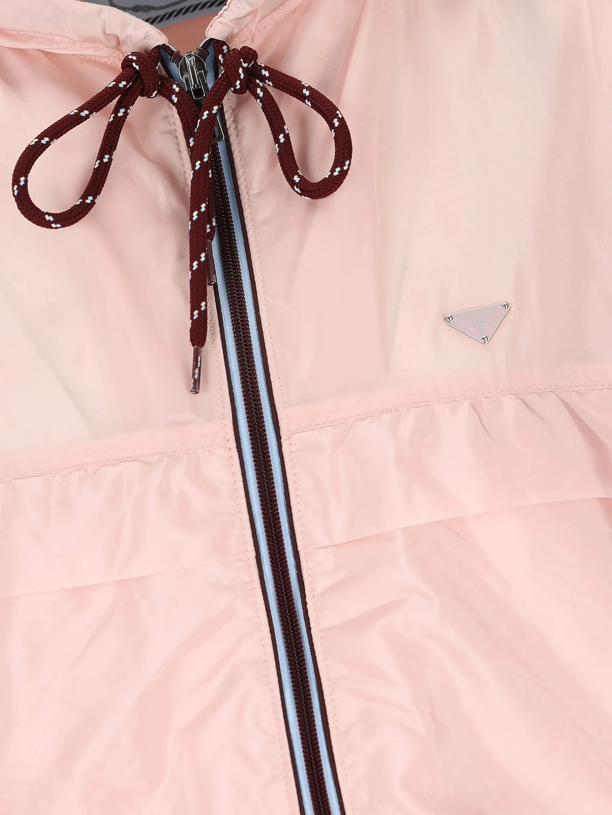 Pale Pink Re-Nylon Piuma Jacket - Image 3