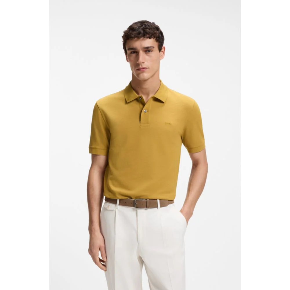 Pallas polo shirt in cotton piqué with embroidered logo - Image 3