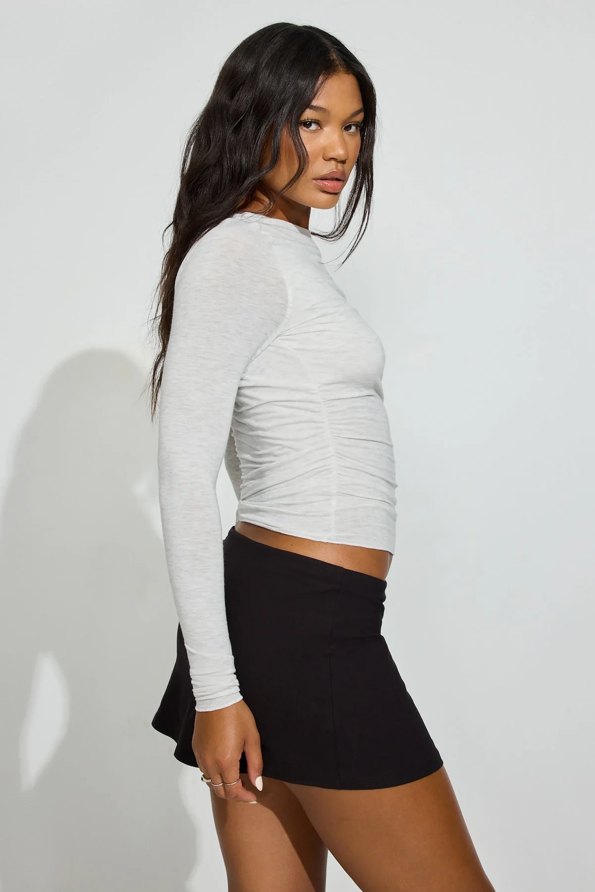Paris Micro Skort With Slit - Image 2
