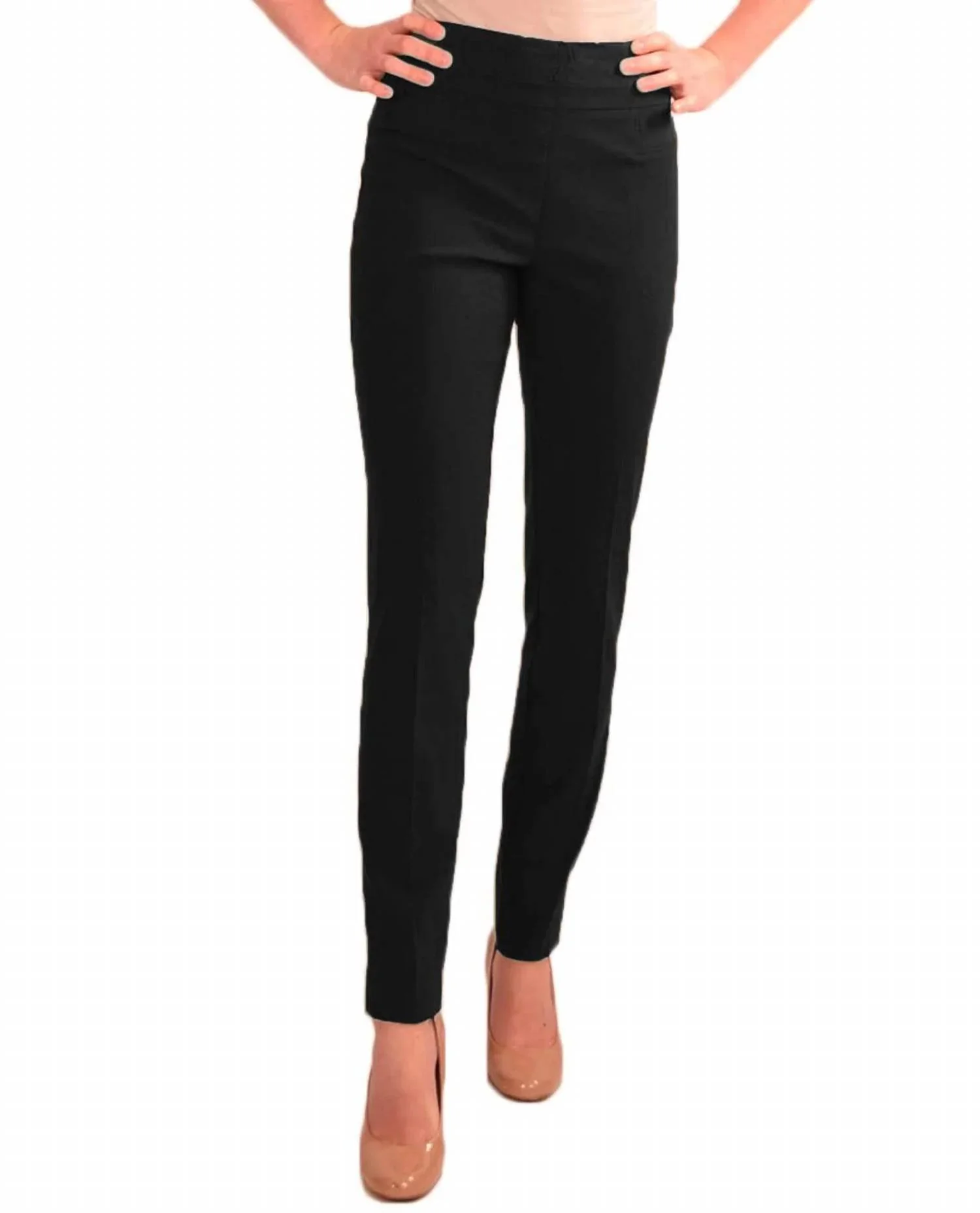 Paris Skinny Fit Pull-On Pant In Black