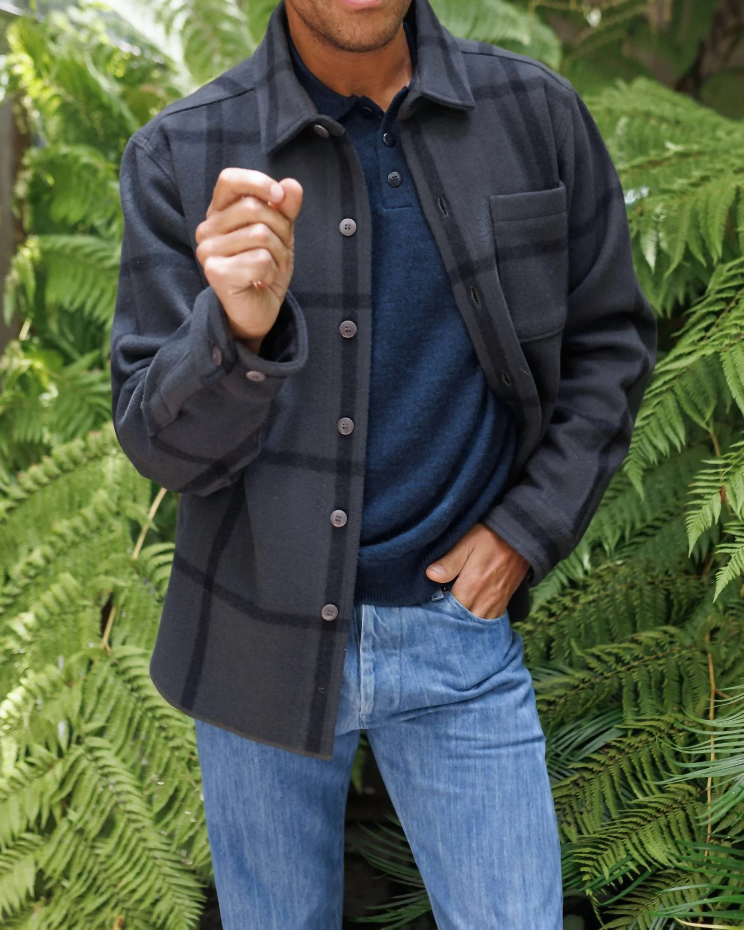 Park Shirt Jacket In Ink