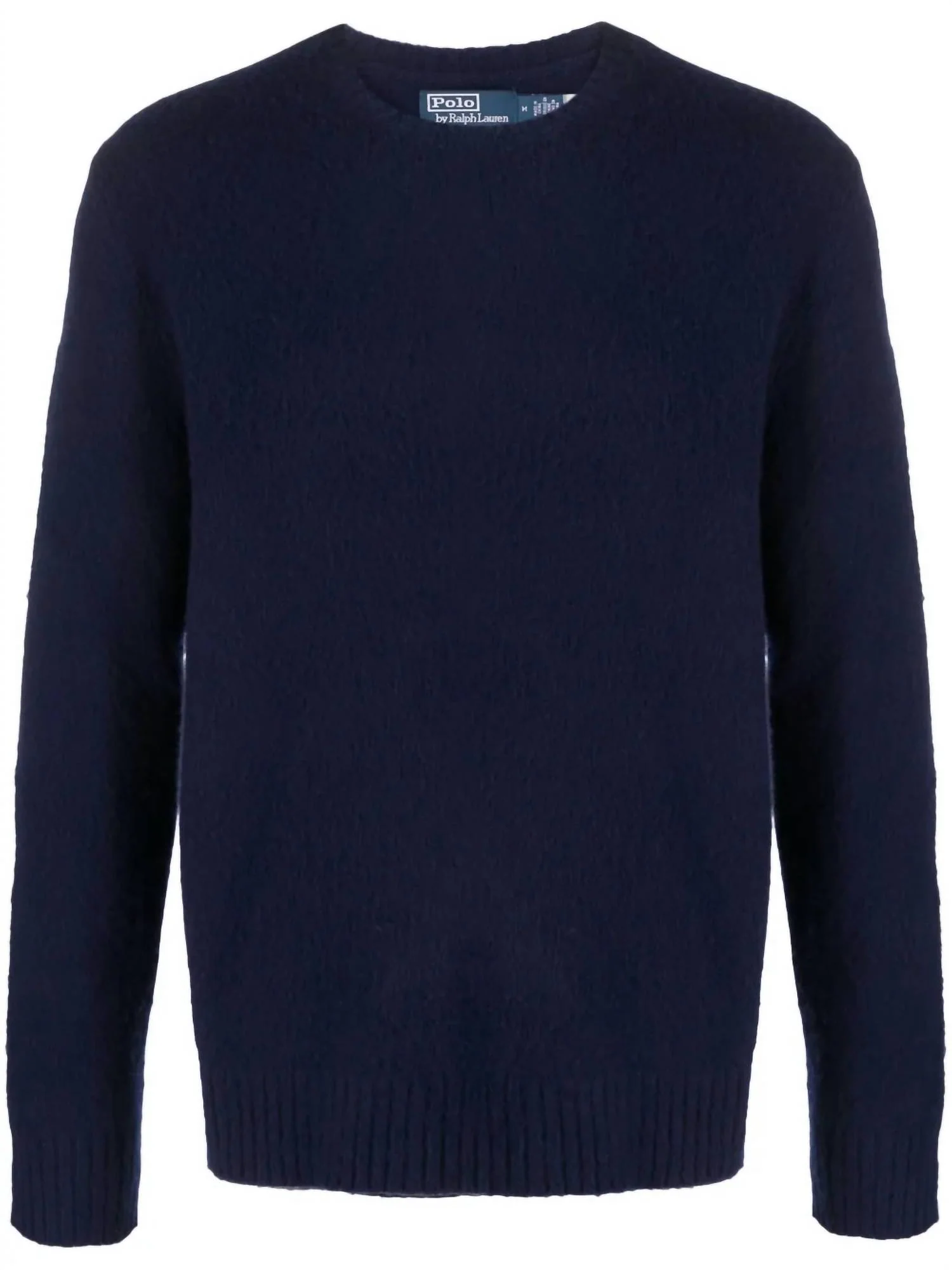 Patch Crew Sweater In Imperial Blue - Image 4