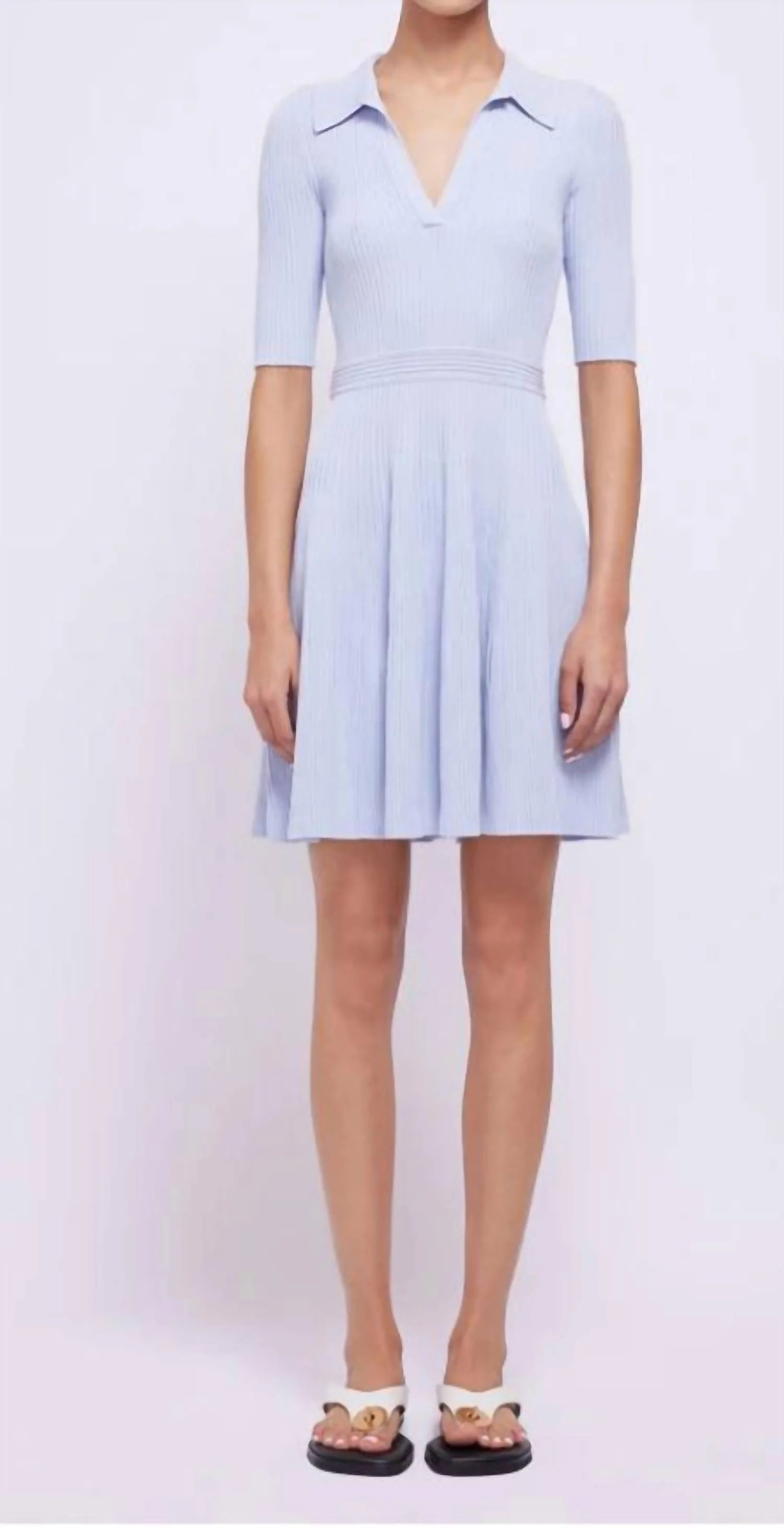 Patricia Mini Dress In Blue Haze