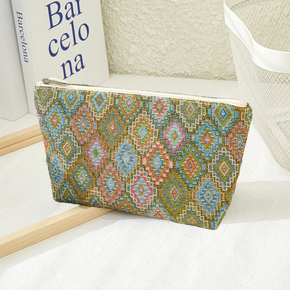 Patterned Pouch Clutch Bag - Image 4