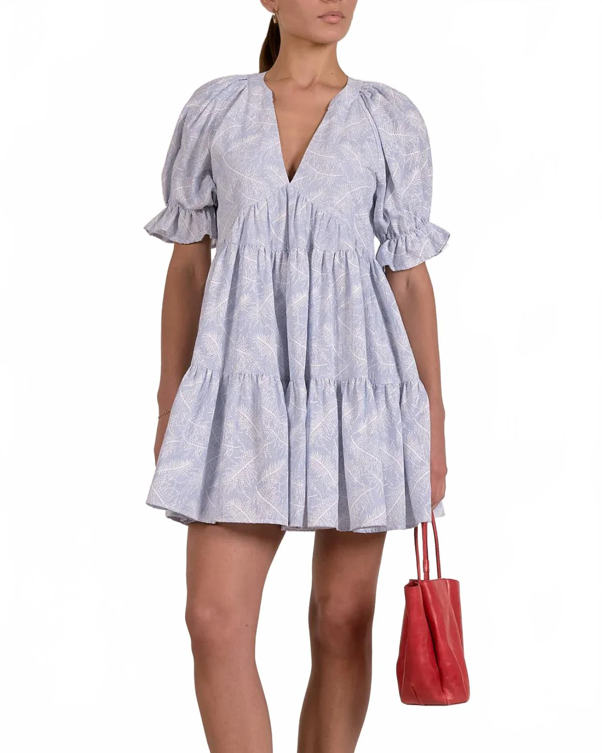 Perfect In Style Dress In Blue/white