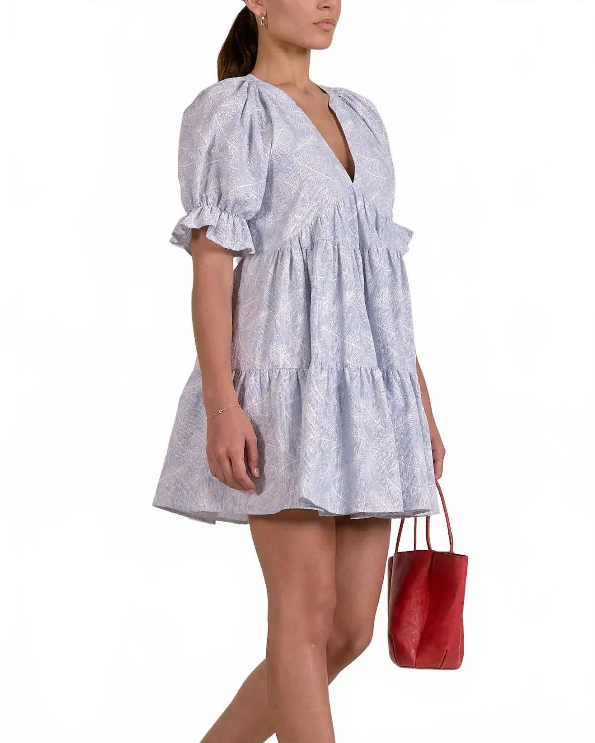 Perfect In Style Dress In Blue/white - Image 2