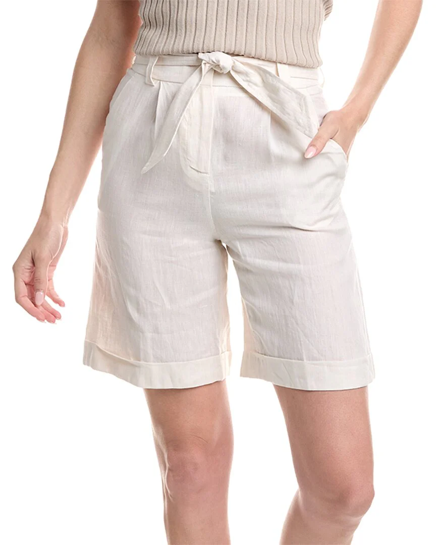 Peserico Woven Linen Short - Image 3