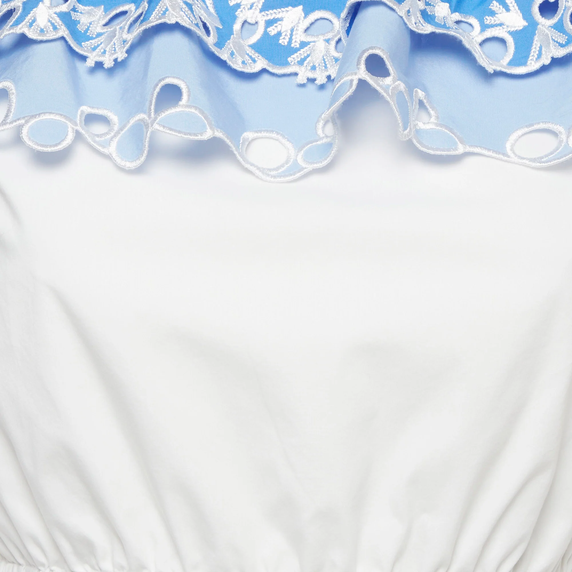 Peter Pilotto White Embroidered Cotton Pallas Mini Dress - Image 4