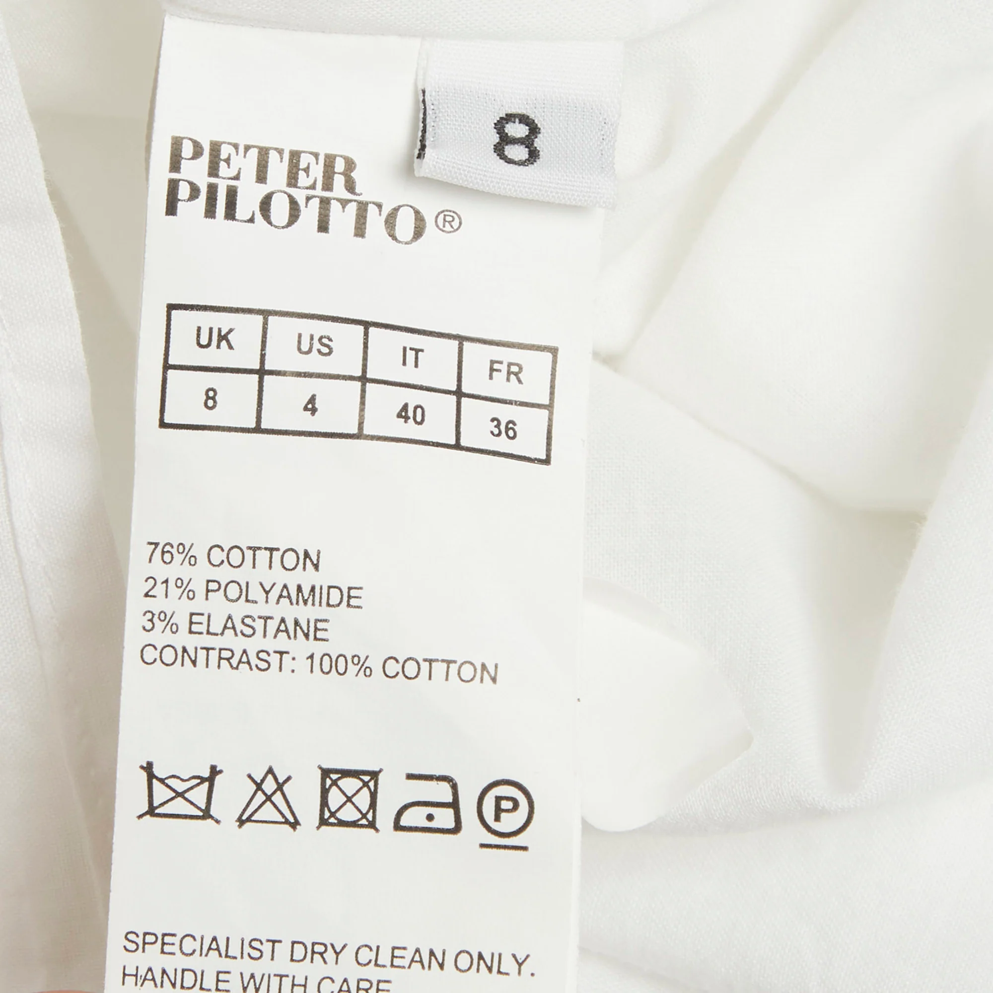 Peter Pilotto White Embroidered Cotton Pallas Mini Dress - Image 6