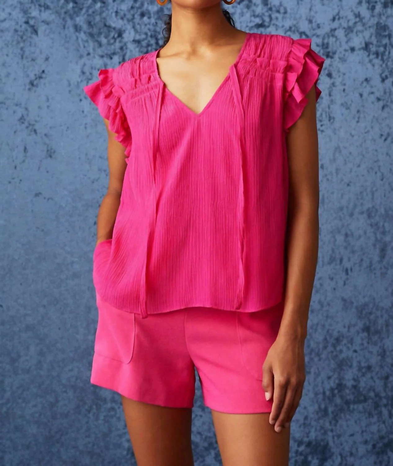 Phoebe Blouse In Rosa