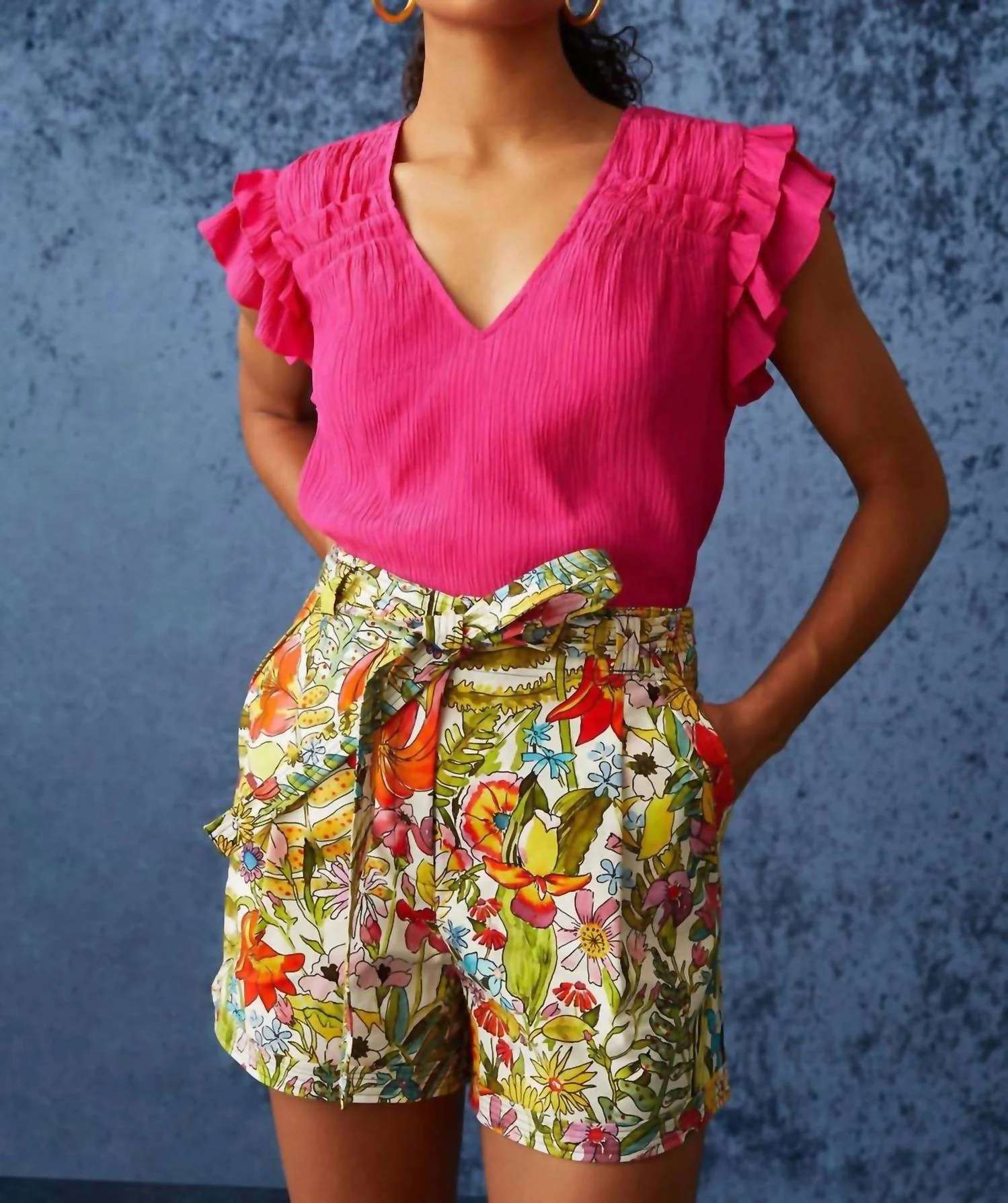 Phoebe Blouse In Rosa - Image 3