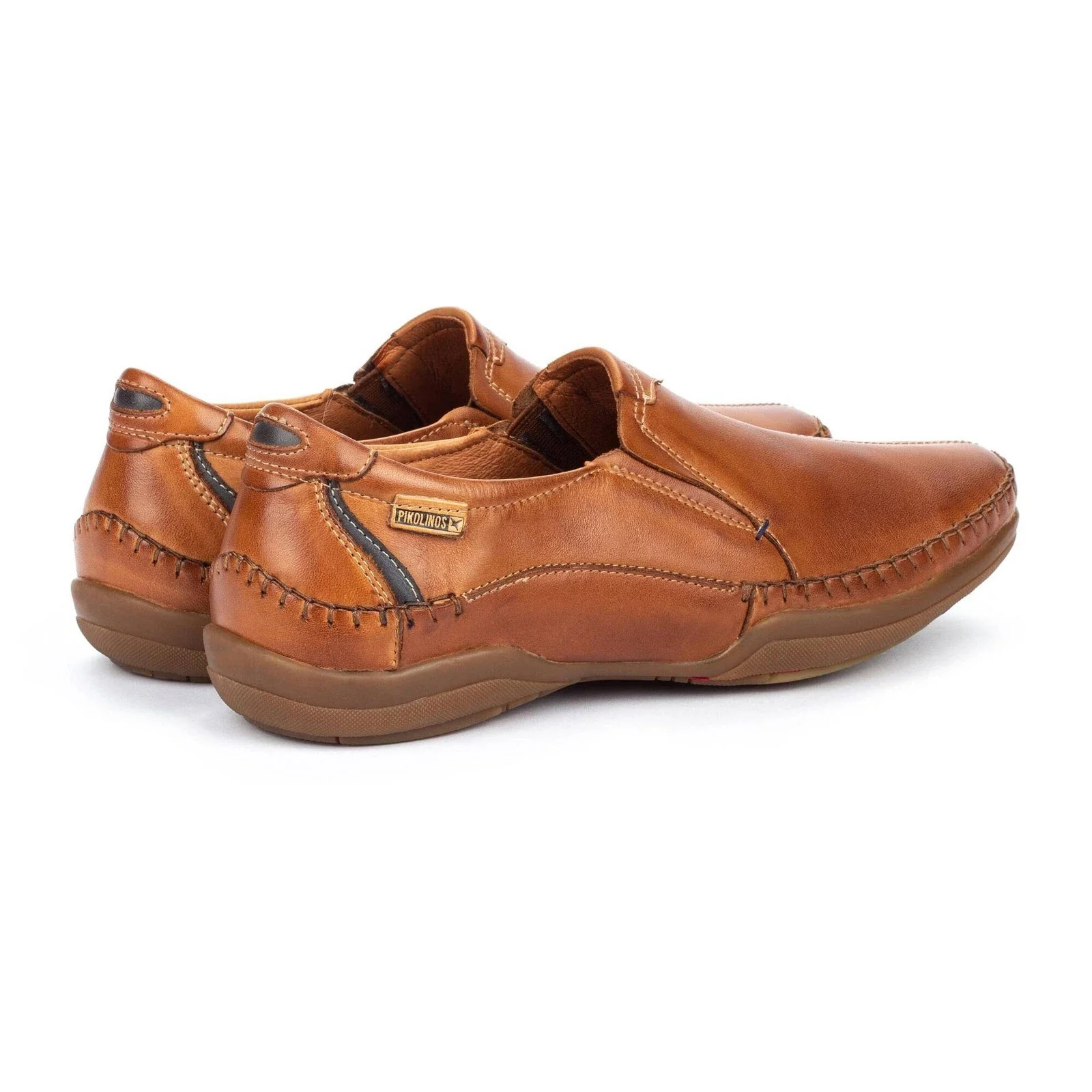 Pikolinos San Telmo M1D-6032 Loafers Mens Brandy Leather Shoes RHS6627 - Image 3