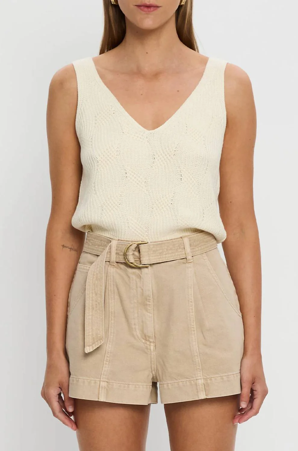 Pippa Denim Short In Sand