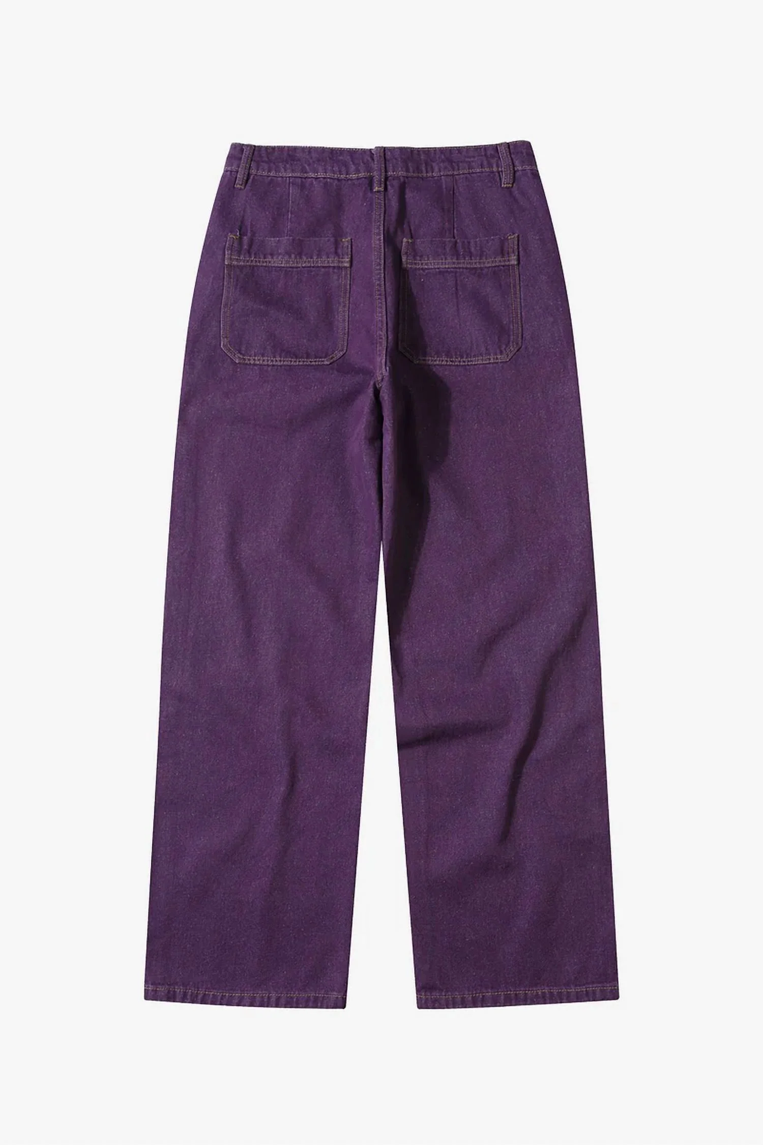 Polino Denim Pants In Purple - Image 3