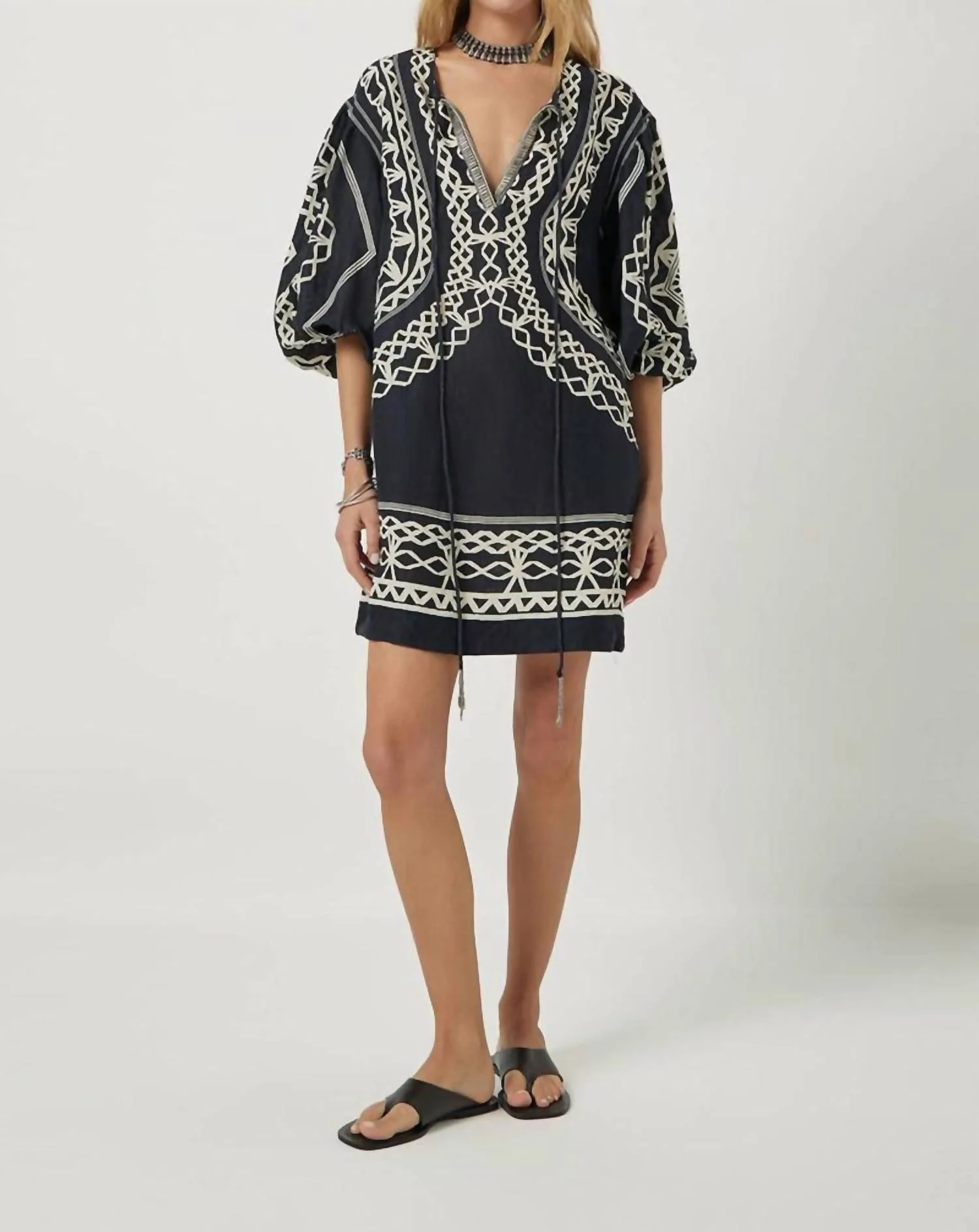 Portofina Mini Dress In Onyx