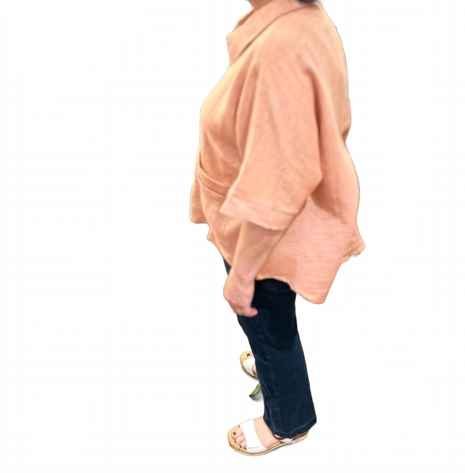 Prince Button Down Shirt In Melon - Image 3