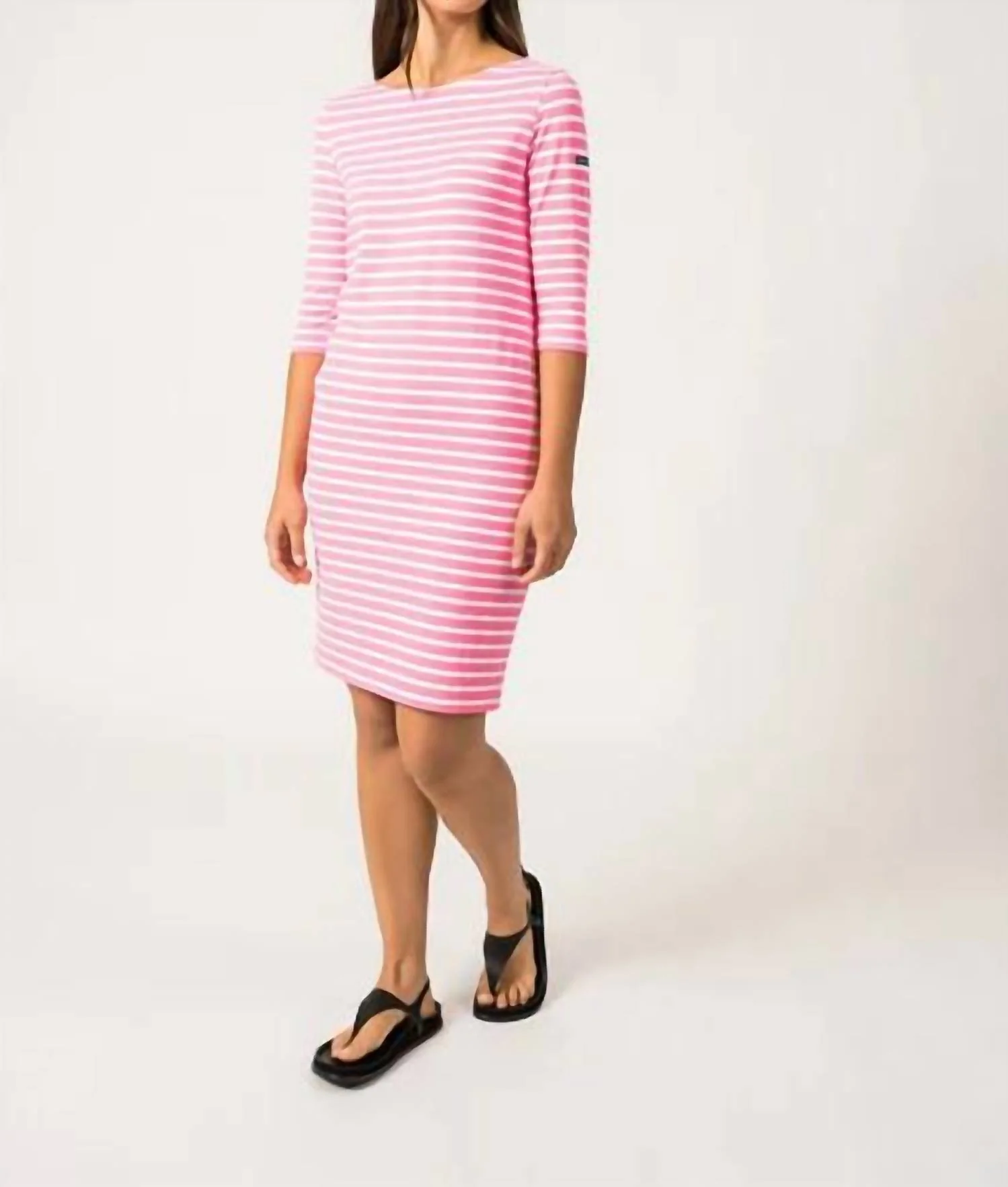 Propriano Dress In Neon/neige - Image 2
