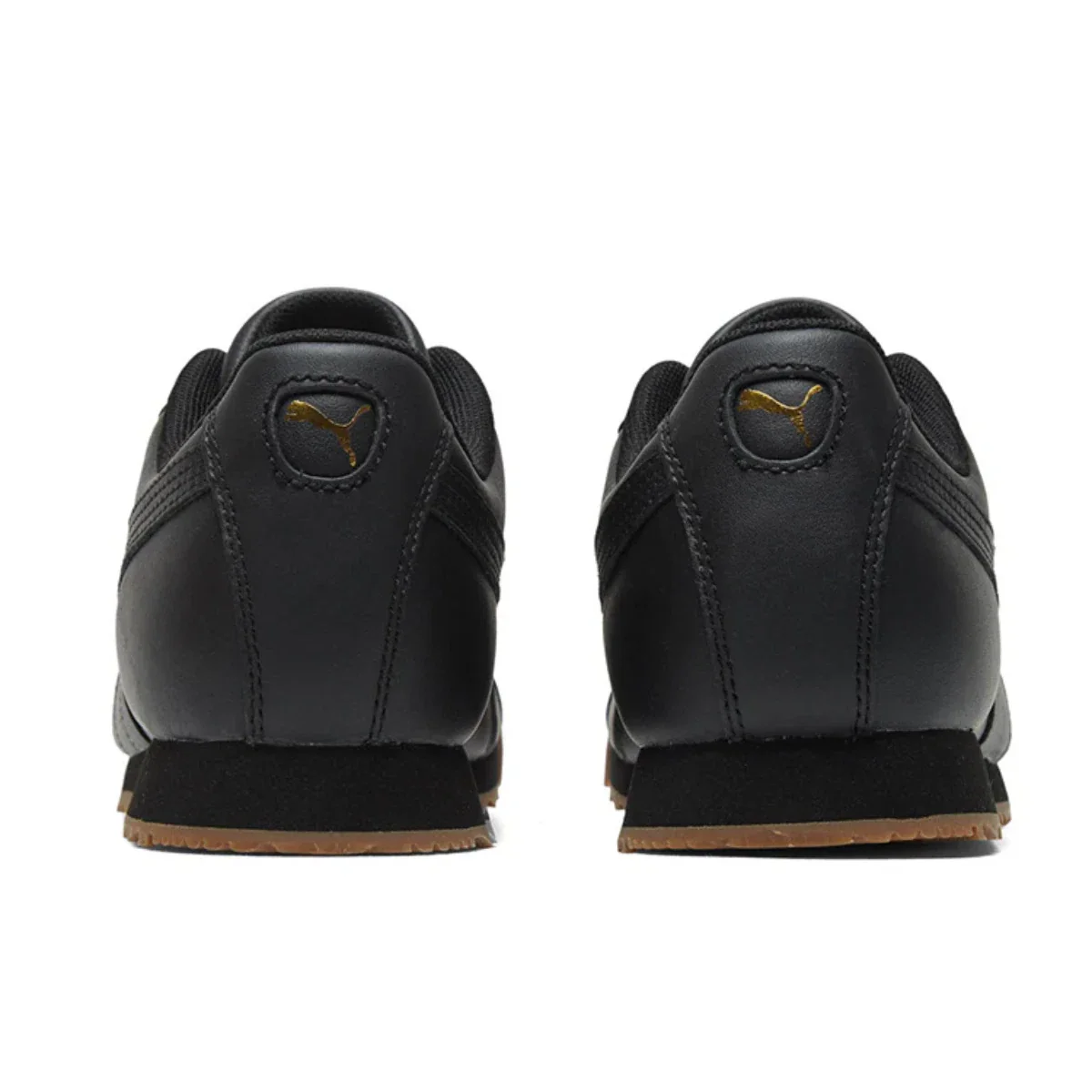 Puma Roma Classic 366408-02 Sneakers Mens Black Gum Lifestyle Shoes RHS5966 - Image 4