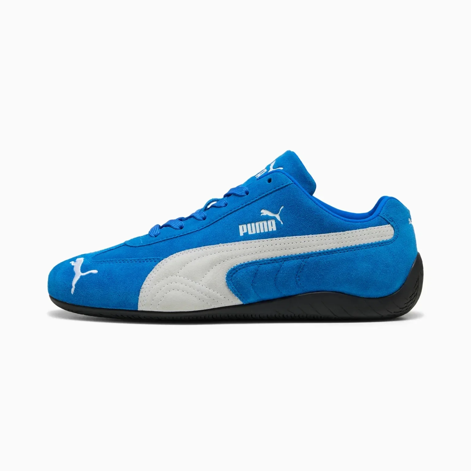 Puma Speedcat OG 398846-18 Sneakers Unisex Team Royal White Leather Shoes MEW544 - Image 3