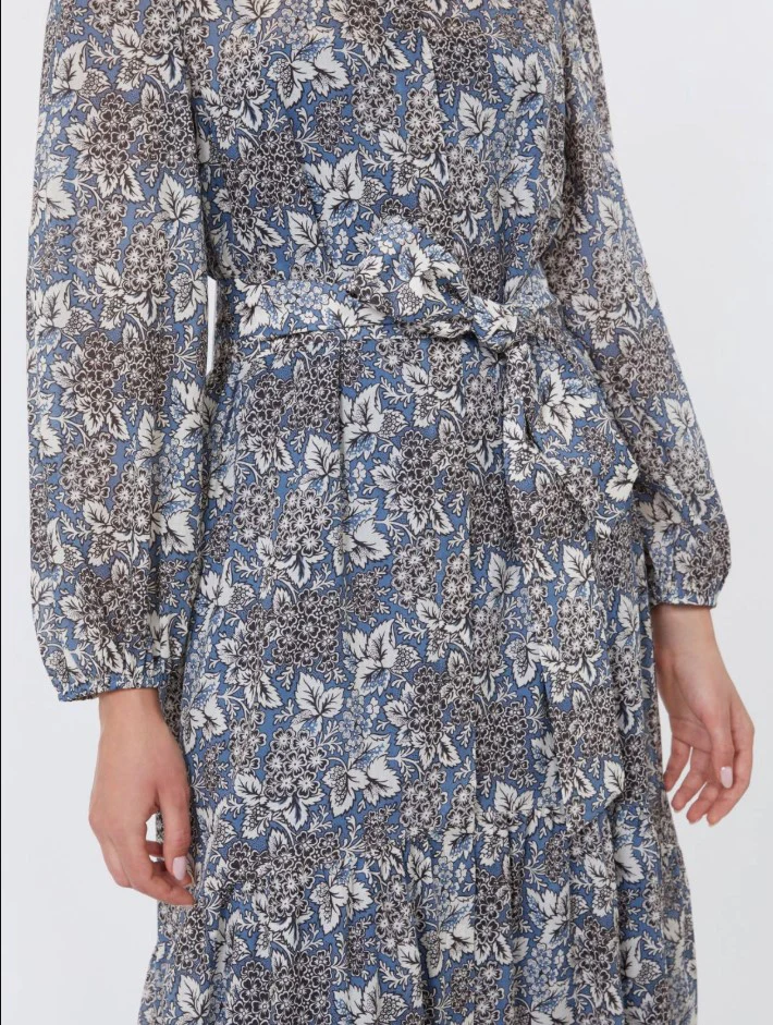 Pure Cotton Voile Puff Sleeve Dress - Image 3