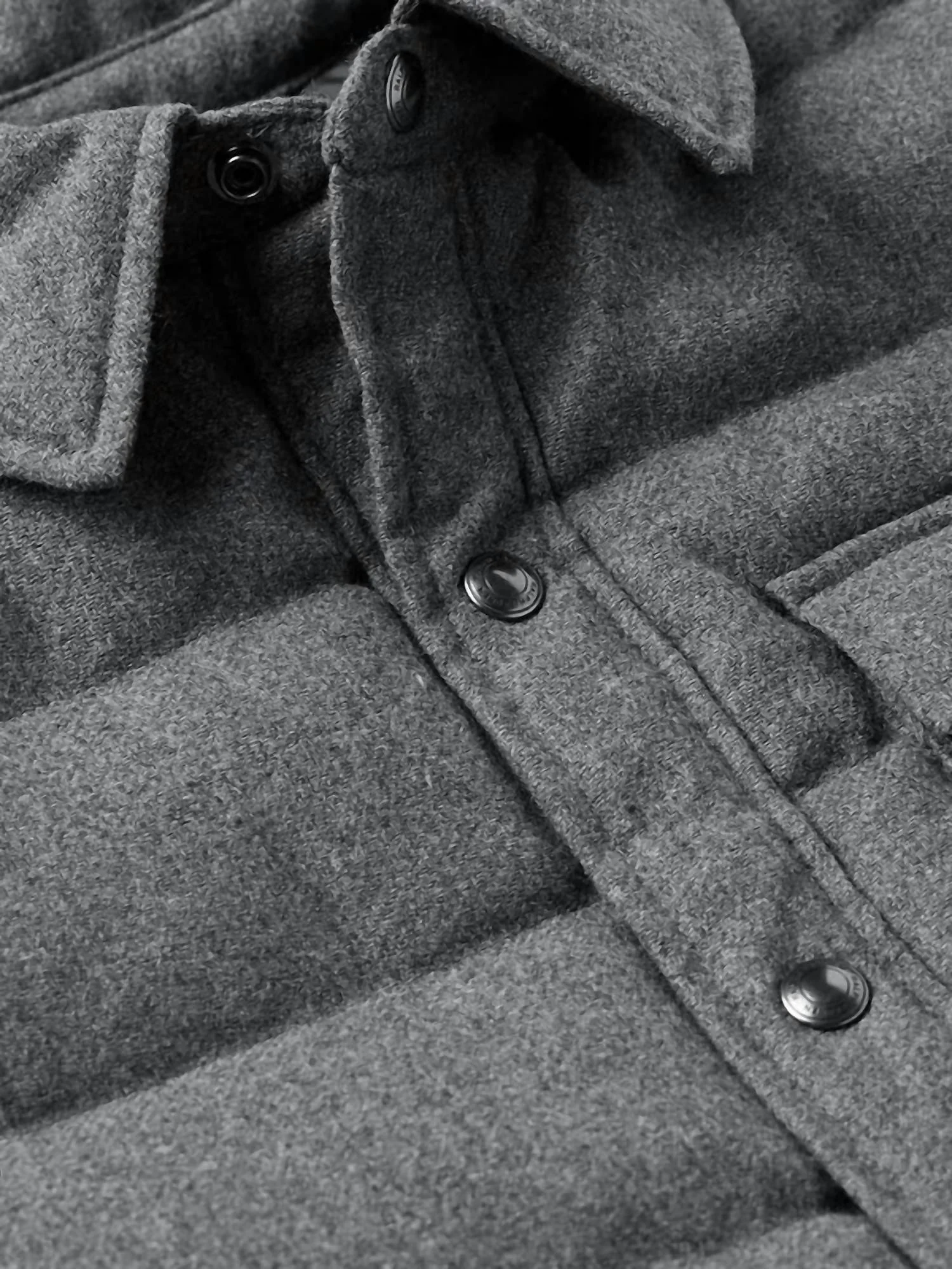 Quilted Beckett Jacket In Grey - Image 4