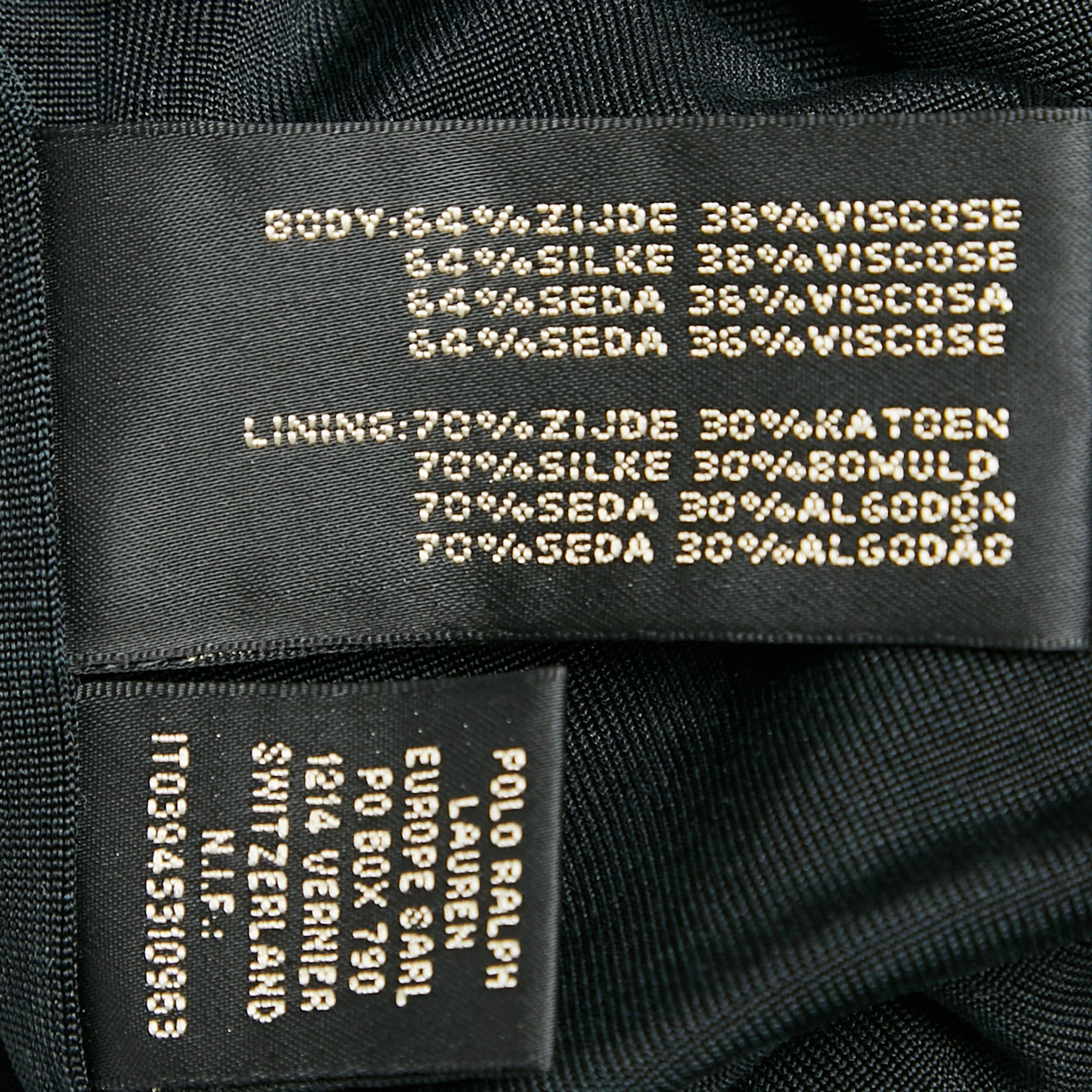 Ralph Lauren Black Jersey Shift Mini Dress - Image 6