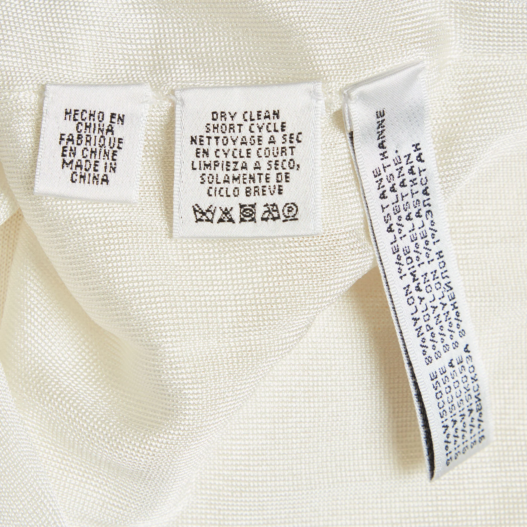 Ralph Lauren White Pointelle Knit Mini Dress - Image 6