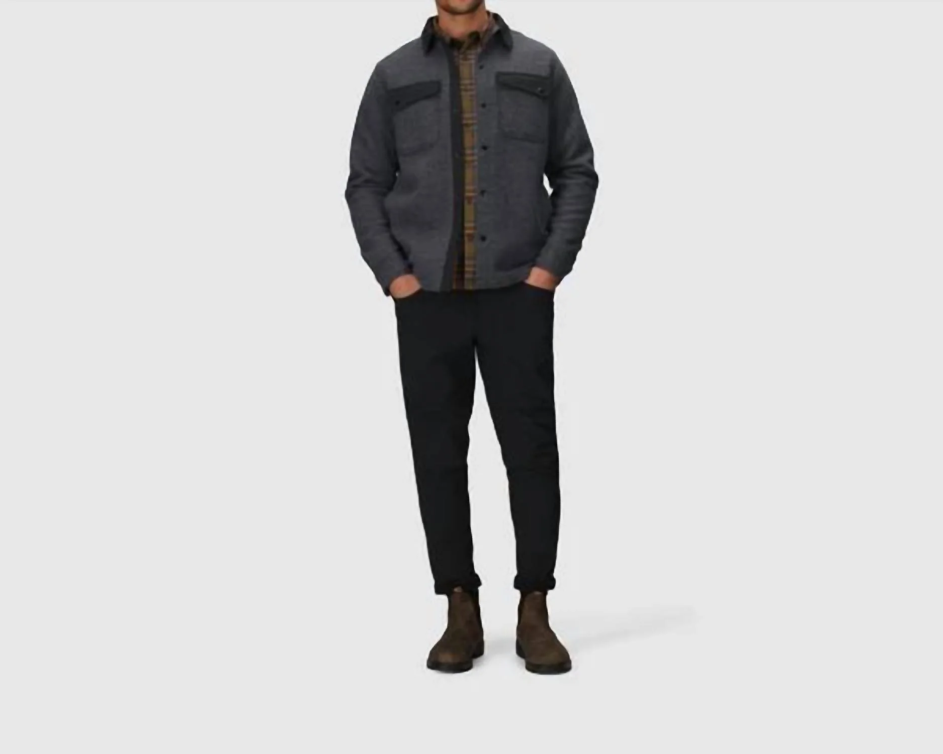 Ranger Shirt Jacket In Atlantic Heather - Image 4