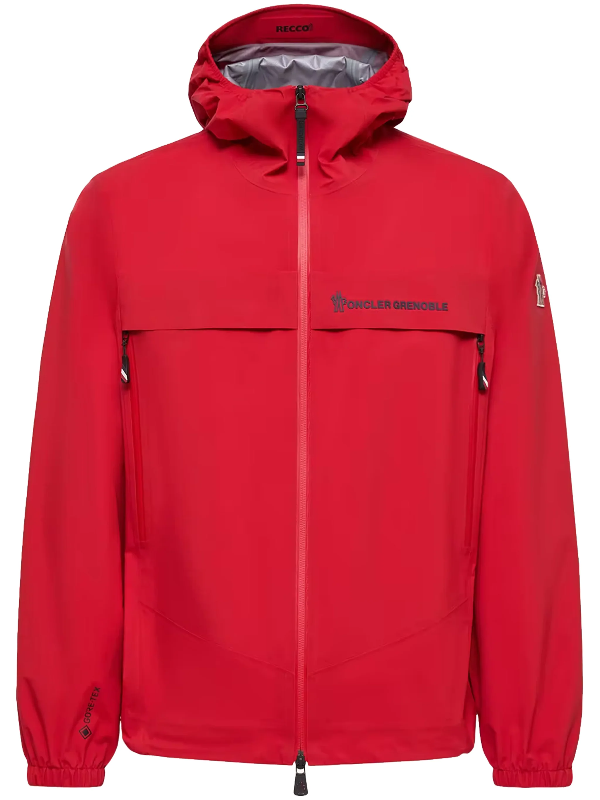 Red Shipton Hooded Casual Jacket