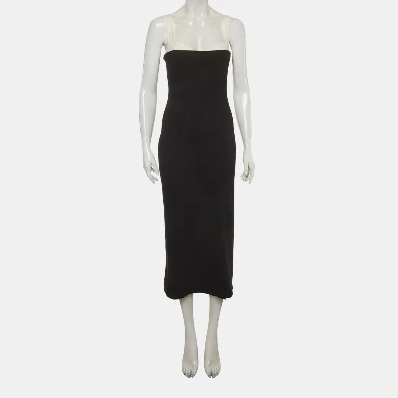 Reformation Black Jersey Midi Dress - Image 2